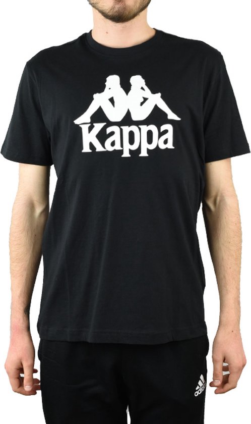 Kappa Caspar T-Shirt 303910-19-4006, Mannen, Zwart, T-shirt, maat: M
