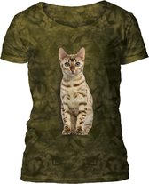 Ladies T-shirt Bengal Cat M