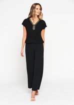 LOLALIZA T-shirt - Zwart - Maat S