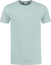 Purewhite -  Heren Regular Fit  Essential T-shirt  - Groen - Maat XS