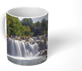 Mok - De Skradinski Buk-watervallen tussen de bossen in Krka in Kroatië - 350 ML - Beker