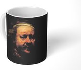 Mok - Zelfportret op de leeftijd van 63 jaar - Rembrandt van Rijn - 350 ML - Beker