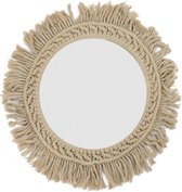 Spiegel rond jute