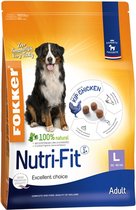 Fokker Dog Nutri-Fit L Kip - Hondenvoer - 13 kg