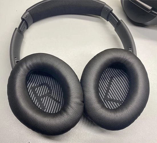 Coussinets d'oreille noirs pour le Bose QuietComfort 35 II