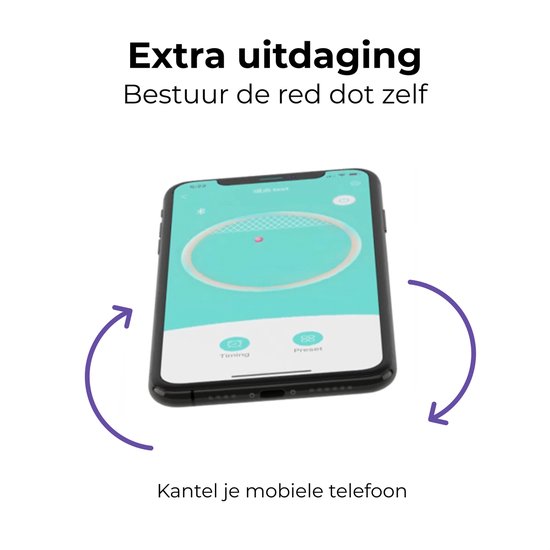 Pettadore Play Red Dot - Laser Kattenspeeltjes - Autoplay en via Bluetooth Handmatig in App - Kattenspeelgoed - Laserpen