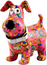 Pomme pidou Hond Hugo - Spaarpot - Medium - Mad About Pink Matryoshkas