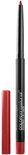 Rood lippenpotlood van Maybelline Color Sensational, met rode dop ernaast.