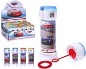 10x Cars bellenblaas flesjes met spelletje 60 ml voor kinderen - Uitdeelspeelgoed - Grabbelton speelgoed