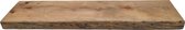Gebeiteld.com-Zwevende wandplank-Massief hout-Boekenplank-100 x 23 x 5 cm-Massief hout-inclusief plankendragers