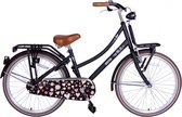 Omafiets 20 Inch Matzwart Met Voordrager