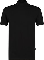 Purewhite -  Heren Regular Fit   T-shirt  - Zwart - Maat XXL
