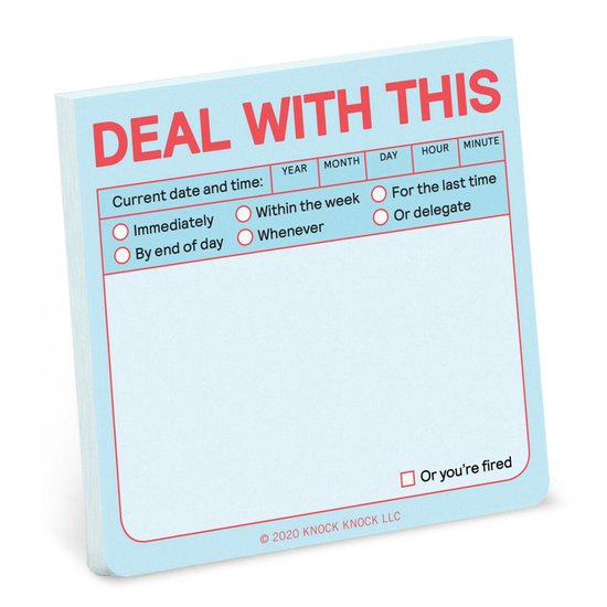 Foto: Knock knock deal with this sticky note pastel edition 