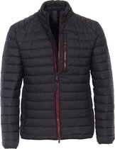 CASA MODA comfort fit jas (middeldik) - donkerblauw met rode ritsen -  Maat: 4XL