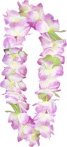 Carnival Toys Bloemenkrans Polyester Lila/wit One-size