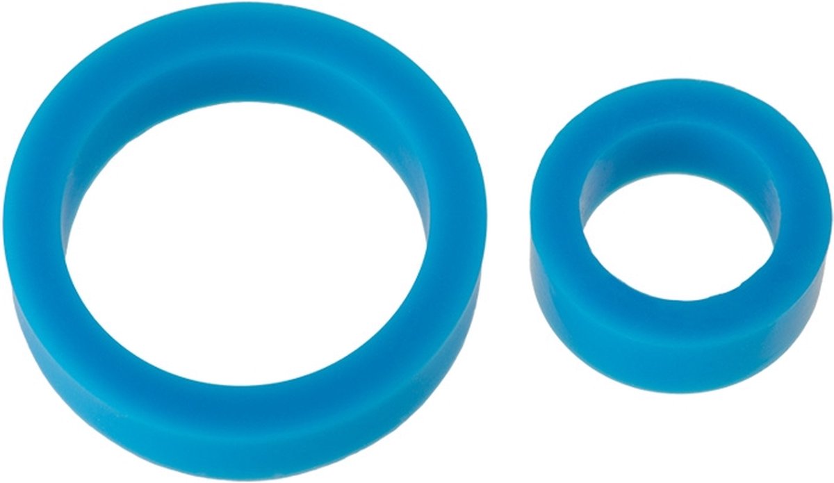 Goedkoopste Doc Johnson Silicone Cockring Set blue