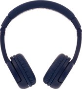 onanoff BuddyPhones® On Ear headset Kinderen Bluetooth, Kabel Donkerblauw Volumebegrenzing, Vouwbaar, Headset