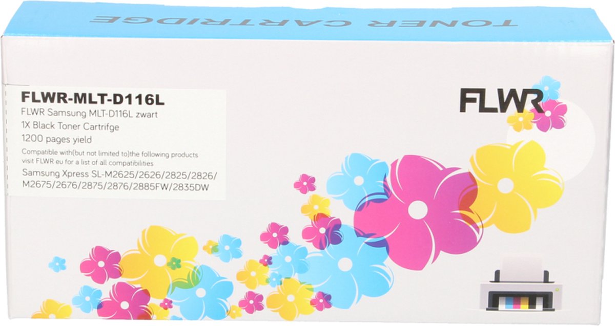 FLWR - Toner / MLT-D116L / Zwart - Geschikt voor Samsung