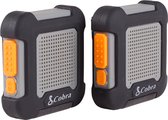 Cobra - AU220 BG, draagbare walkie talkie, handsfree, 3km range, zwart