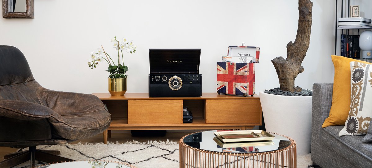 Victrola Opbergkoffer voor Vinylplaten
