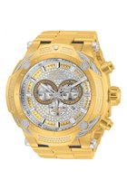 Invicta SHAQ 33955 Quartz Herenhorloge - 60mm - Met 93 diamanten