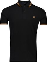 Fred Perry Polo Zwart Aansluitend - Maat XS - Heren - Herfst/Winter Collectie - Katoen