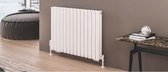 Eastbrook Tunstall - dubbele designradiator horizontaal Mat Wit 60x117,9cm