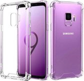 Crystal Backcase Transparant Shockproof Hoesje Samsung Galaxy S9 - Telefoonhoesje - Smartphonehoesje - Zonder Screen Protector