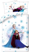 Disney Frozen Dekbedovertrek Snow - Eenpersoons - 140 x 200 cm - Katoen