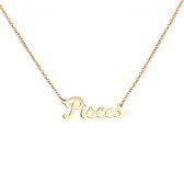 Ketting pisces gold