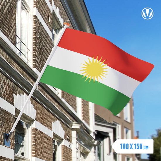 Drapeau Kurdistan 100x150cm
