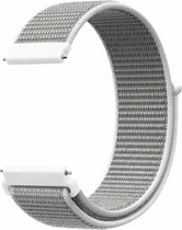 Strap-it Smartwatch bandje 18mm - zacht nylon bandje geschikt voor Garmin Vivoactive 4s - 40mm / Vivomove 3s - 39mm / Venu 2s - 40mm - zeechelp