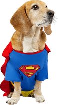 FUNIDELIA Superman kostuumen voor hond Man of Steel - Maat: M - Blauw