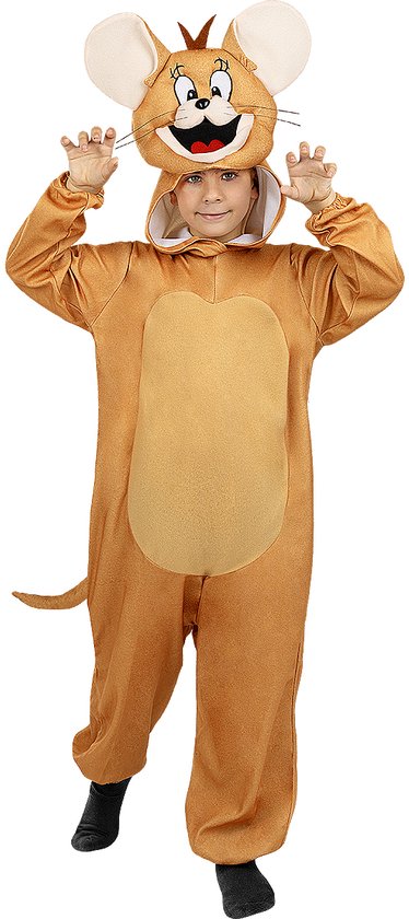 FUNIDELIA Jerry Kostuum voor kinderen - Tom & Jerry - Maat: 135 - 152 cm