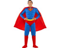 FUNIDELIA Superman Kostuum voor Mannen - Man of Steel - Maat: L - Blauw