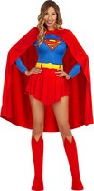 FUNIDELIA Supergirl kostuum voor vrouwen Kara Zor-El - Maat: M - Rood