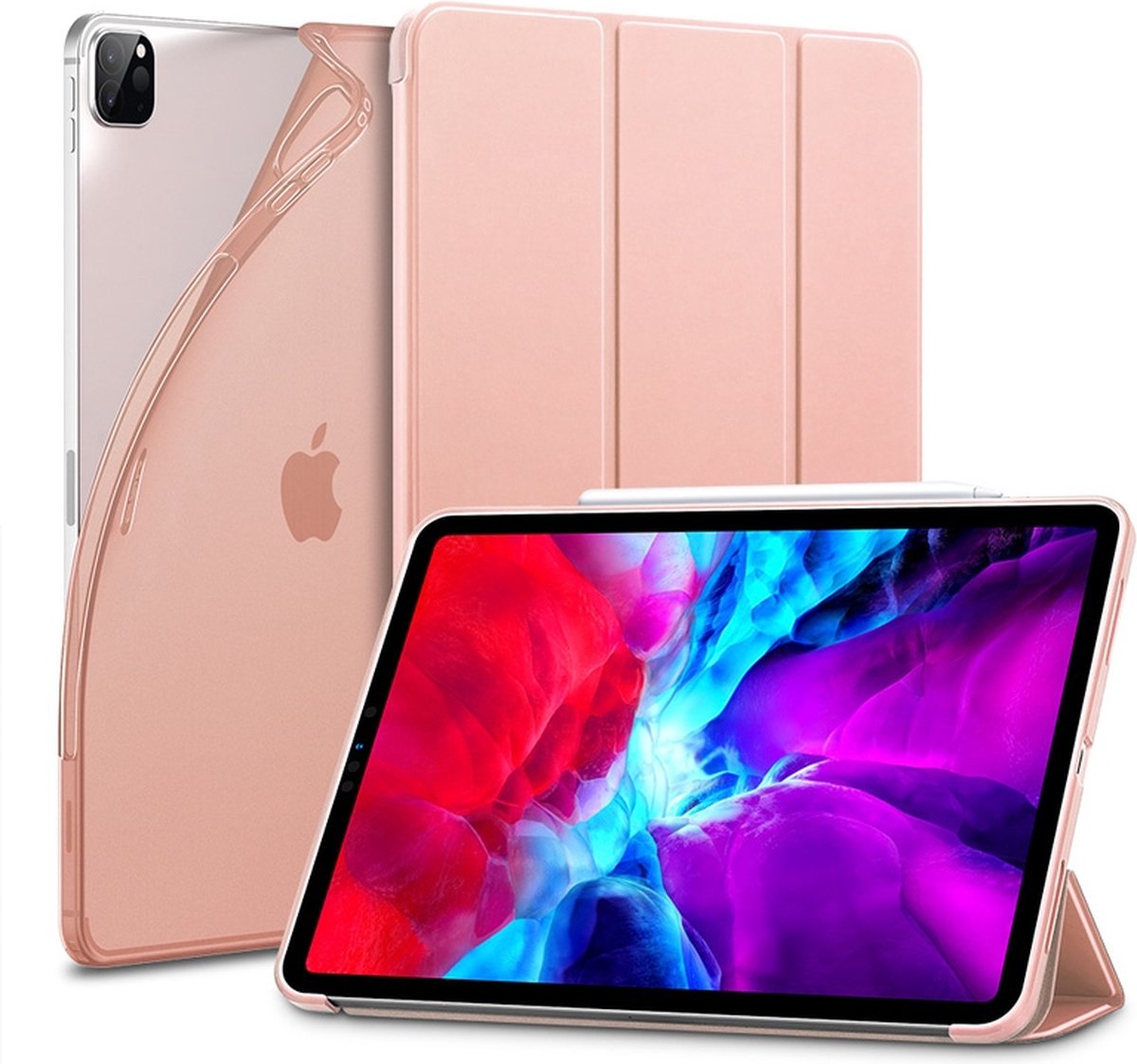 ESR Rebound Smart Case iPad Pro 11 inch (2021/2020/2018) Roze