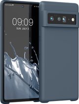 kwmobile telefoonhoesje voor Google Pixel 6 Pro - Hoesje met siliconen coating - Smartphone case in leisteen