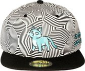 Rick and Morty Talking Cat in Outer Space Snapback Cap Pet Multicolor - Official Merchandise