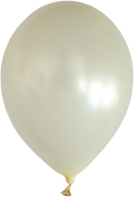 Ivoorkleur (Pearl) Ballonnen (10 stuks / 30 CM)