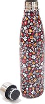Eco Chic - Thermal Bottle (thermosfles) - T21 -  Black - Ditsy