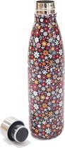 Eco Chic - Thermal Bottle (thermosfles) - T21 - Black - Ditsy