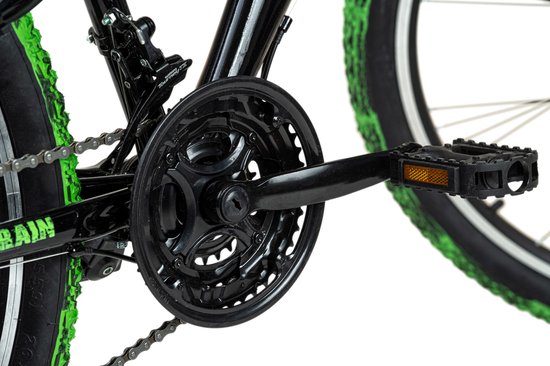 Ks Cycling Fiets Mountainbike Volledig ATB 26'' Crusher zwart-groen - 46 cm  | bol.com