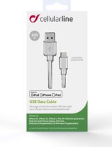 Cellularline - Data kabel, iPad ligthning, wit