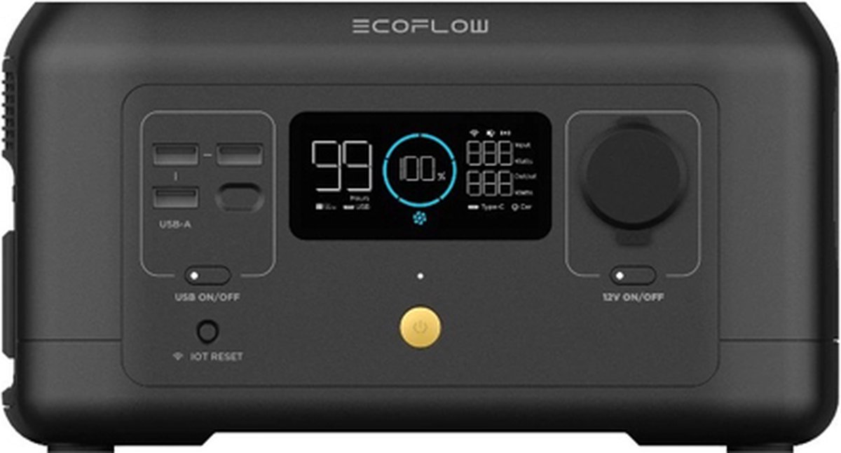 Batterie externe solaire EcoFlow RIVER Max 600W avec batterie