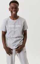 Björn Borg - T-Shirt - Tee -  Korte Mouw - Boys - 170 - Grijs