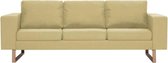 Furnibella – Driezitsbank Stof Groen Bank Zitbank Sofa Driezitter Zitmeubel Banken