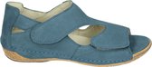 Waldlaufer 342024 Heliett - Volwassenen Sandalen met hak - Kleur: Blauw - Maat: 41