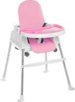 Kinderstoel - Kinderstoeltje - Baby High Chair - Highchair - Roze Wit
