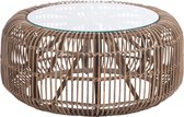 Tafel | glas | naturel | 85x85x (h)40 cm